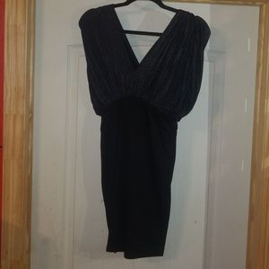(2 for $10)Size S petite black mini dress